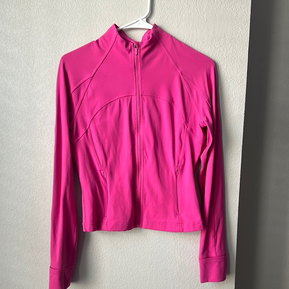 Bright Pink Zip-Up lululemon jacket